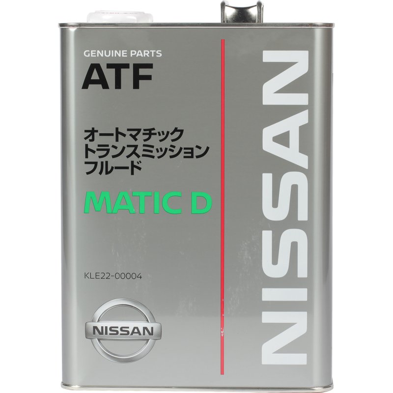 Nissan Масло трансмиссионное NISSAN MATIC FLUID D 4л (art.KLE2200004)