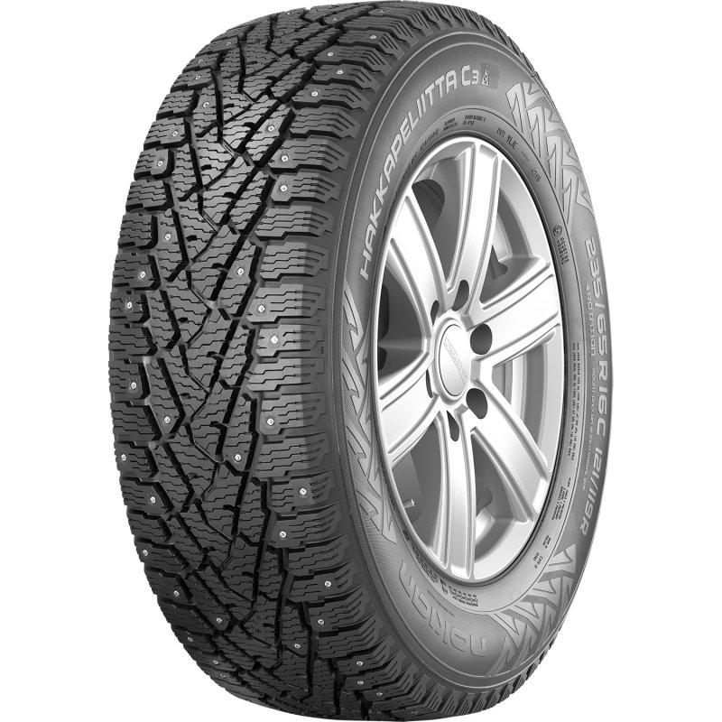 Автомобильная шина Nokian Tyres Hakkapeliitta C3 195/65 R16C 104R Шипованные