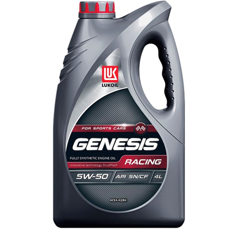 Lukoil Моторное масло Lukoil Genesis Racing 5W-50, 4 л