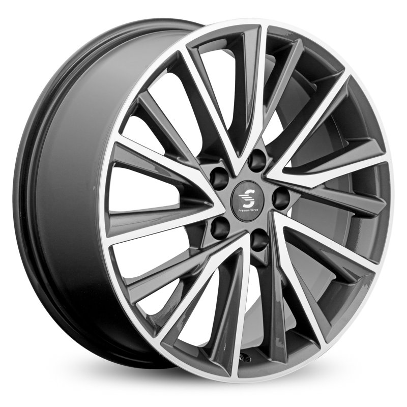 КР010 (18_Xceed) 7.5x18/5*114.3 D67.1 ET45 Diamond Black Gris