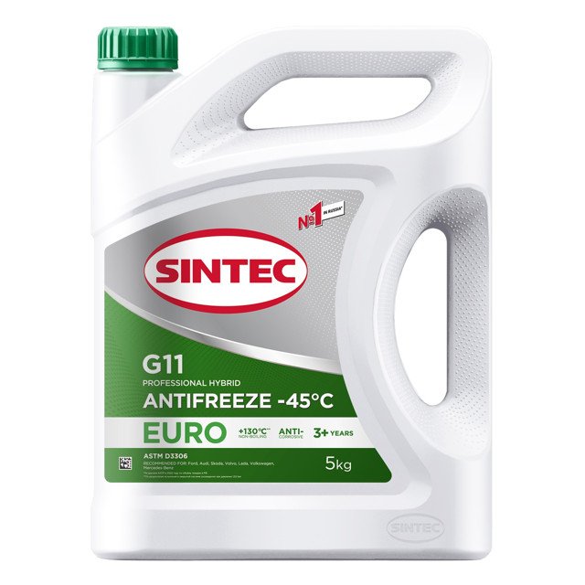 антифриз SINTEC Antifreeze Euro G11 5кг