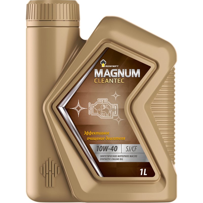 Rosneft Моторное масло Rosneft Magnum Cleantec 10W-40, 1 л