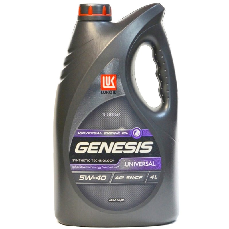 Lukoil Моторное масло Lukoil Genesis Universal 5W-40, 4 л