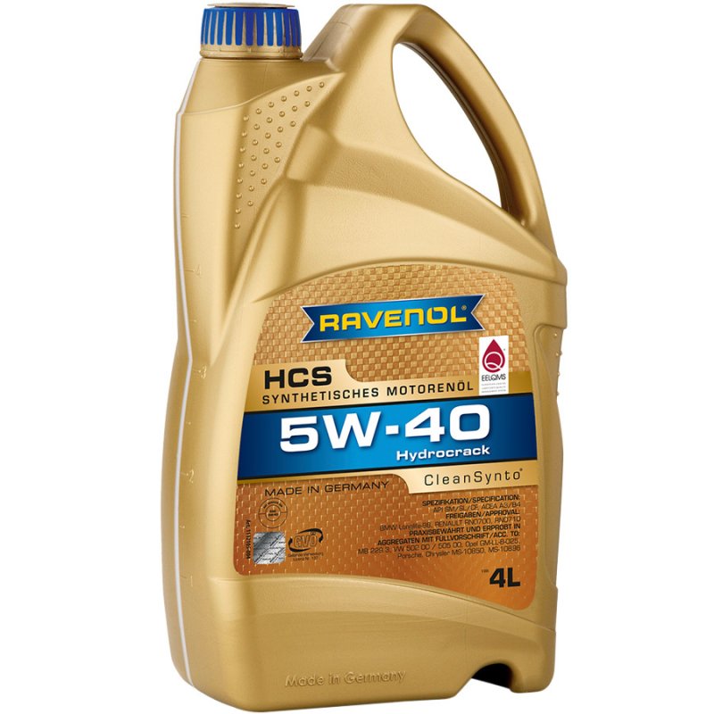 Ravenol Моторное масло Ravenol HCS 5W-40, 4 л