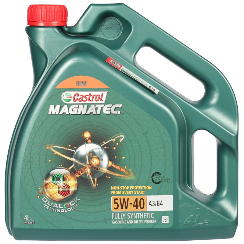 Castrol Моторное масло Castrol Magnatec Dualock 5W-40, 4 л